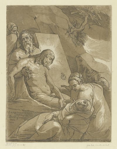 Entombamento de Cristo de Andrea Andreani