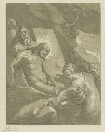 Entombamento de Cristo de Andrea Andreani
