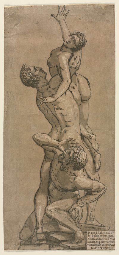 O Rapto de uma Mulher Sabine de Andrea Andreani