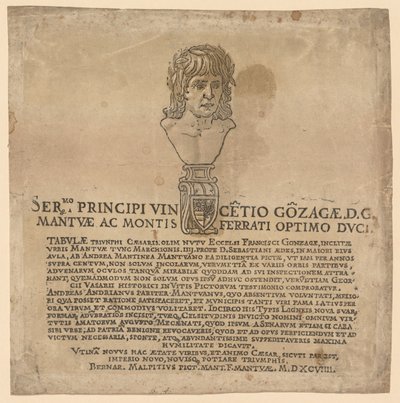 O triunfo de Júlio César, 1593-99. de Andrea Andreani