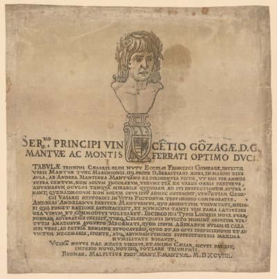 O Triunfo de Júlio César: Frontispício de Andrea Andreani