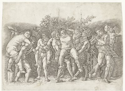 Bacanal com Silenus de Andrea Mantegna