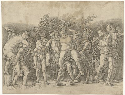 Bacanal com Sileno de Andrea Mantegna