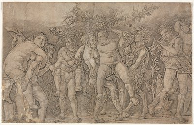 Bacanal com Sileno de Andrea Mantegna