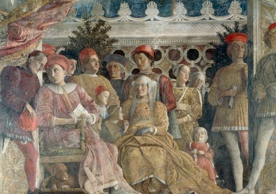 Court Wall, a cena central de Andrea Mantegna