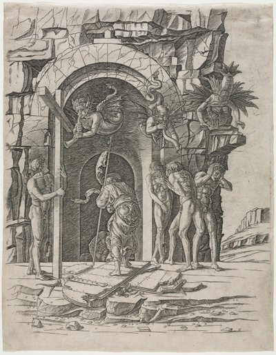 Descida ao Limbo, final dos anos 1460. de Andrea Mantegna