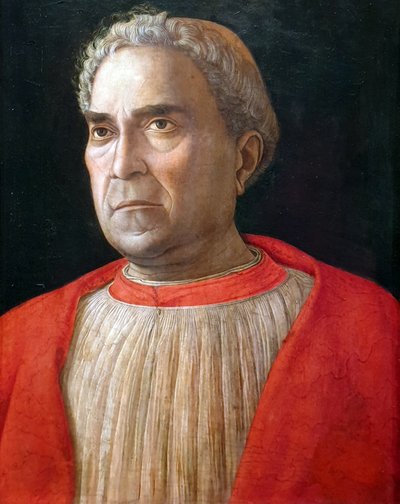Alemão: Kardinal Ludovico Trevisan (1401-1465) Cardeal Ludovico Trevisan de Andrea Mantegna
