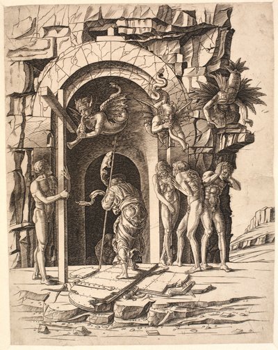 Cristo no reino dos mortos de Andrea Mantegna