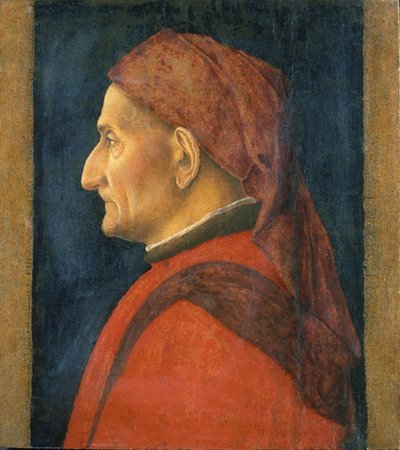 Retrato de um homem, 1450 de Andrea Mantegna