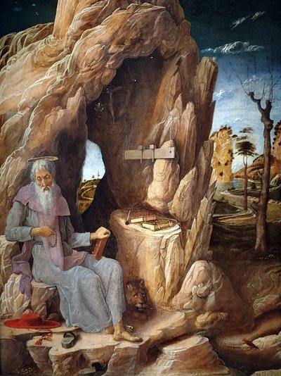 São Jerónimo Penitente no Deserto de Andrea Mantegna