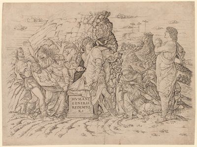 O sepultamento. de Andrea Mantegna