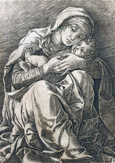 A Virgem e o Menino de Andrea Mantegna