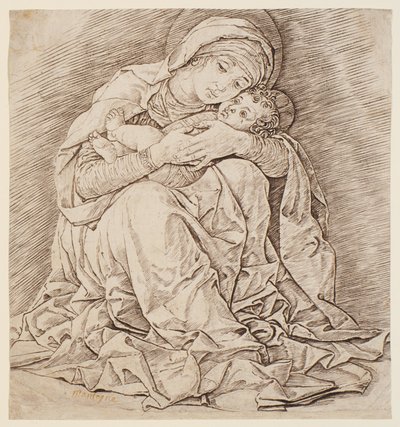 A Virgem e o Menino de Andrea Mantegna