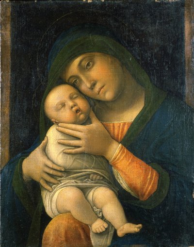 A Virgem e a Criança de Andrea Mantegna