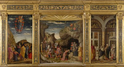 Uffizi Triptych triptych, ca 1463-1464. de Andrea Mantegna