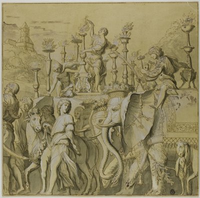 Triunfos de Júlio César: Tela No. V de Andrea Mantegna