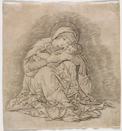 Virgin and Child, 1485-1491. de Andrea Mantegna