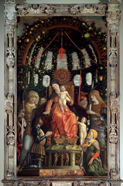 Virgem da Vitória (Altarpiece of Victory) de Andrea Mantegna