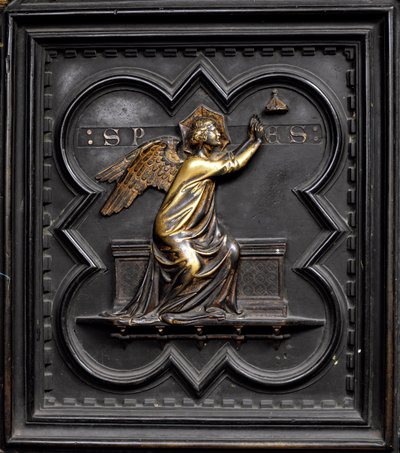 Esperança, painel A das Portas do Sul do Batistério de San Giovanni, 1336 (bronze) de Andrea Pisano