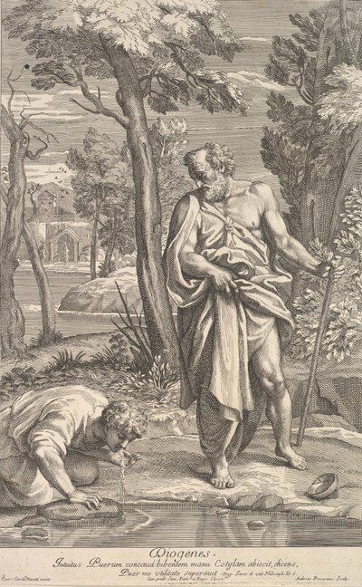 Diógenes, 1685-1734. de Andrea Procaccini