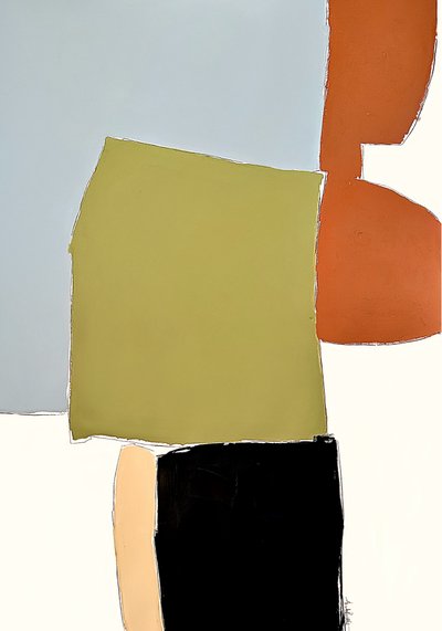 Formas abstratas em tons suaves de Andrea Reichhart