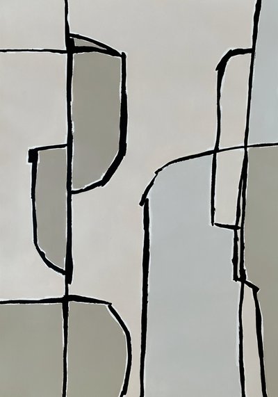 Formas abstratas neutras de Andrea Reichhart