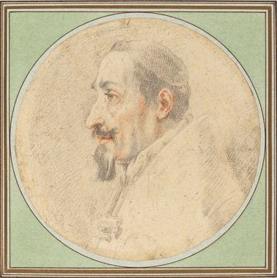 Papa Alexandre VII Desenho de Andrea Sacchi