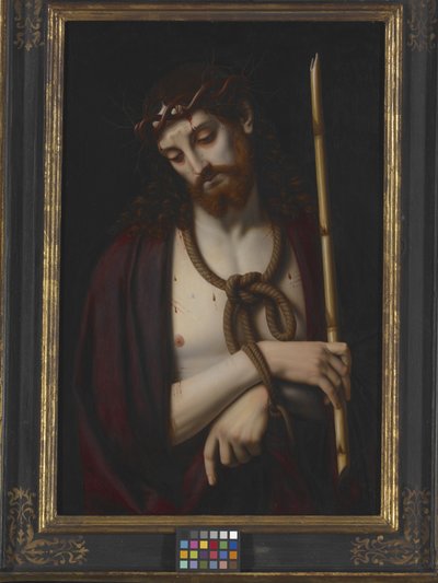 Ecce Homo (óleo sobre madeira) de Andrea Solario