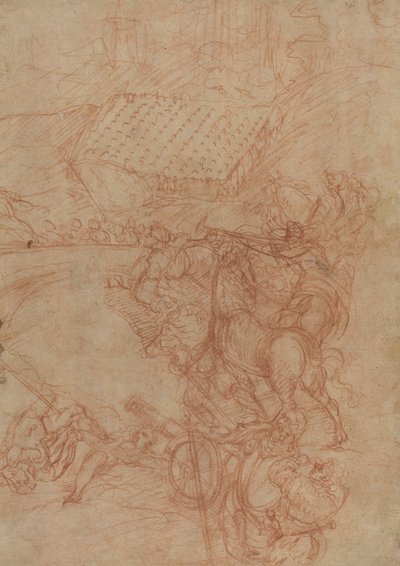 A Batalha de Spoleto de Andrea Vicentino after Titian