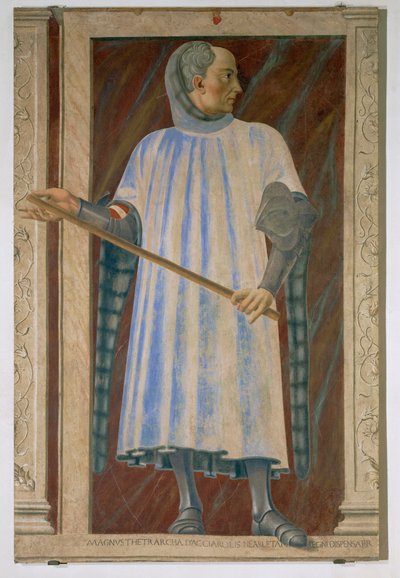 Niccolo Acciaiuoli, fundador da Certosa em Florença (pintura sobre tela) de Andrea del Castagno