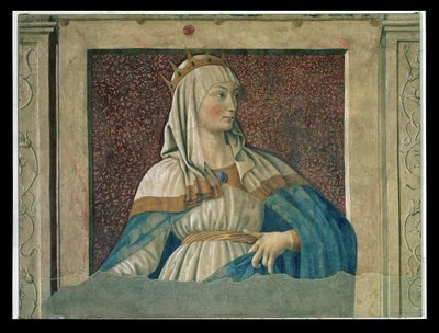 Rainha Esther, da série Villa Cadeucci de homens e mulheres famosos, c.1450 de Andrea del Castagno