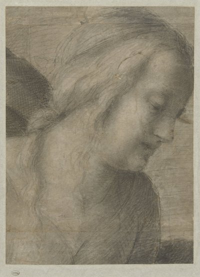 Cabeça de Maria, em Adoração de Andrea del Sarto