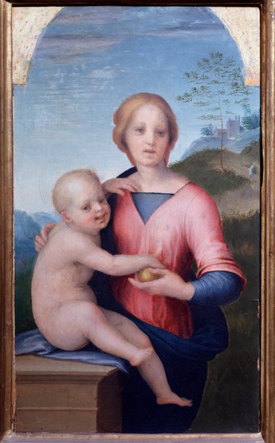 Virgem com criança (Pintura de Andrea del Sarto