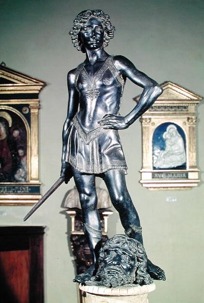 David, c.1470 (bronze) (ver também 93596) de Andrea del Verrocchio