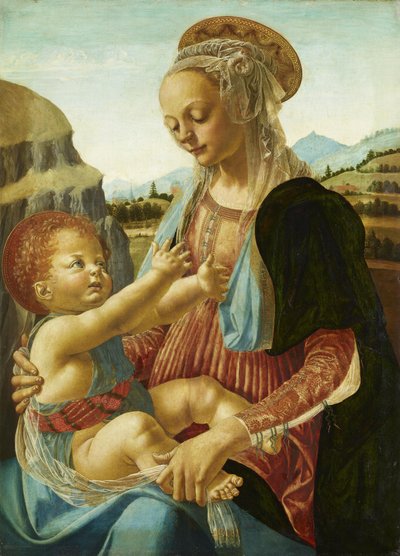 Maria com o Menino de Andrea del Verrocchio