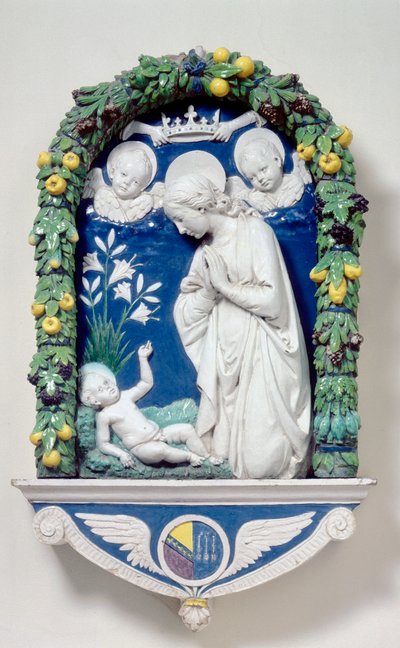 Virgem dos Lírios de Andrea Della Robbia
