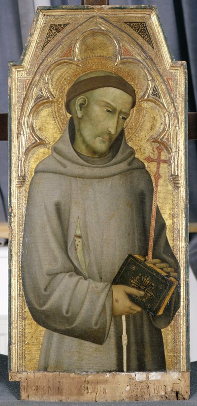 São Francisco, c.1375 (têmpera sobre madeira de choupo) de Andrea di Vanni dAndrea Salvani Andrea di Vanni dAndrea Salvani
