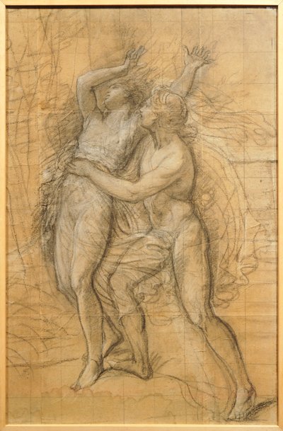 Apollo e Daphne por Andrea Appiani (1754-1817), desenho de Andrea the Elder Appiani