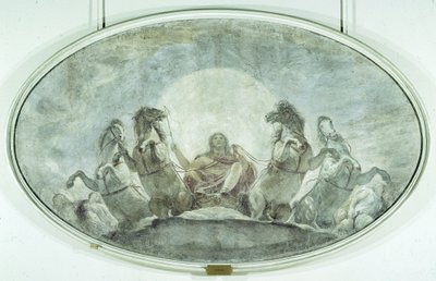 A carruagem de Apolo de Andrea the Elder Appiani