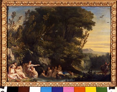 Diane e Acteon. Pintura de Andrea Appiani (1754-1817) Milão de Andrea the Elder Appiani