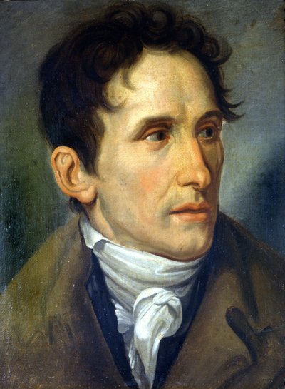 Retrato de Canova (1757 - 1822) de Appiani. Museu do Castelo de Milão de Andrea the Elder Appiani