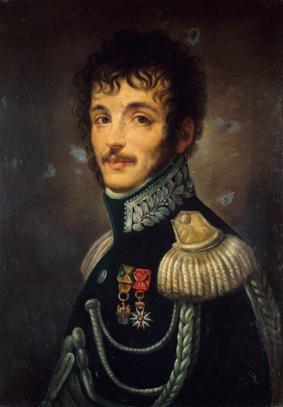 Retrato de Teodoro Lechi (Brescia, Itália) de Andrea the Elder Appiani
