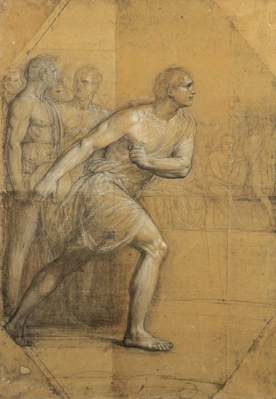 O Disco Lançador, de Andrea Appiani, desenhando de Andrea the Elder Appiani