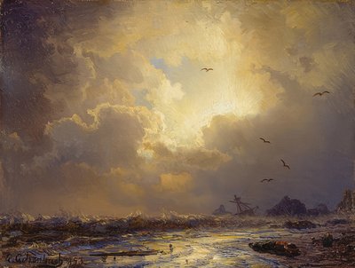 Depois da tempestade. 1853 de Andreas Achenbach