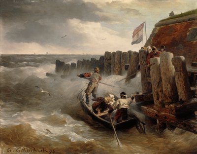 Seascape, 1894 de Andreas Achenbach