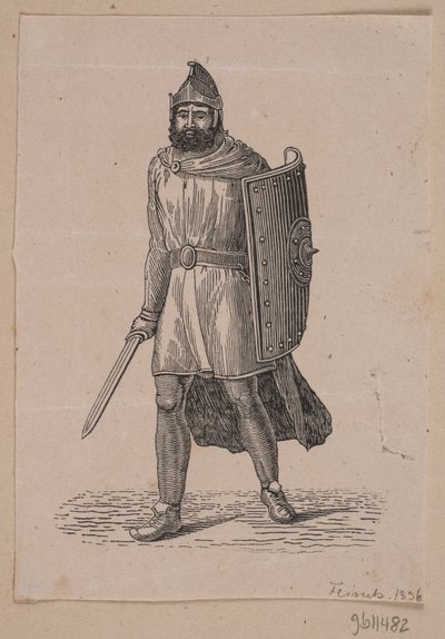 Guerreiro ambulante com escudo de Andreas Flinch