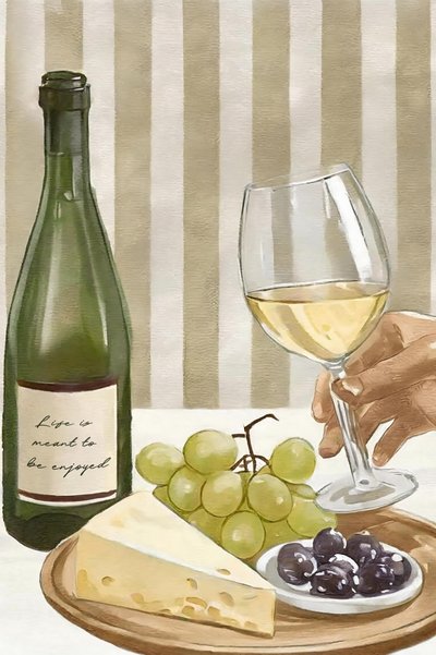 A apreciar vinho e queijo de Andreas Magnusson