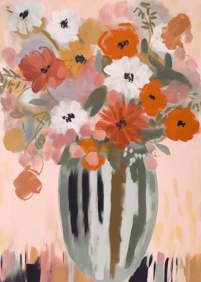 Ramo de flores em estilo pictórico de Andreas Magnusson