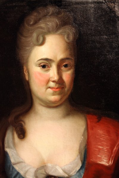 Retrato da Imperatriz Catarina I. 1684-1727, 1712 de Andreas Møller