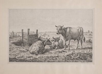 Dinamarquês: Um touro e duas vacas de Andreas Peter Madsen